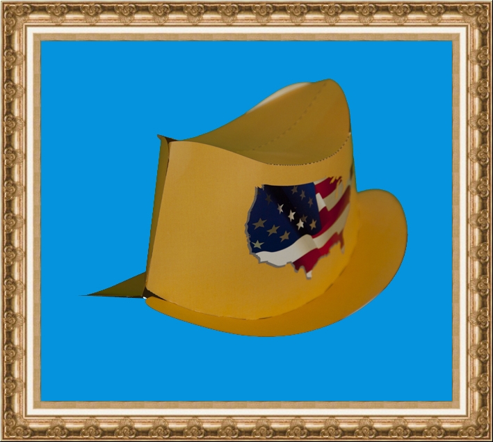 kapelusz kartonowy